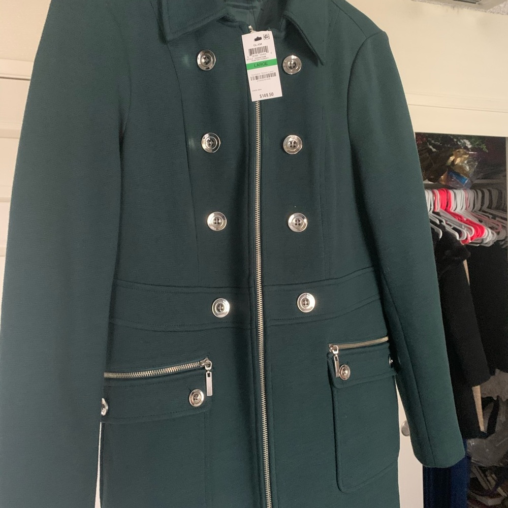 INC coat Forest Green NWT size L